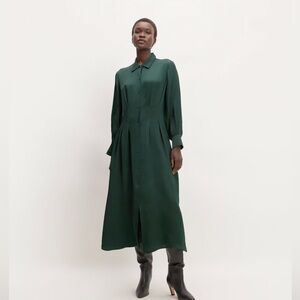 NWT Everlane hammered satin dress Sz 6